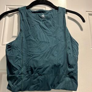 Teal Sleeveless workout top